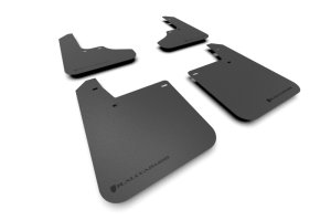 Subaru Impreza Mud Flaps - Rally Armor - Basic Black Flap with Black Logo - Black - `93-`01